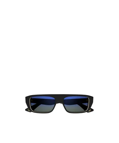 Gucci Rectangle-frame Sunglasses In Black