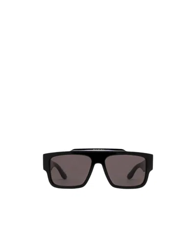 Gucci Rectangle-frame Sunglasses In Black