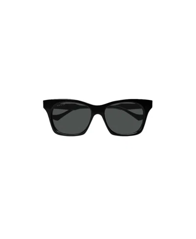 Gucci Rectangle Frame Sunglasses In Black