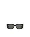 Gucci Rectangle-frame Sunglasses In Black