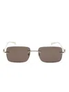 Gucci Gg1703s Metal Sunglasses In Brown