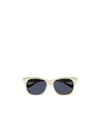 Gucci Rectangle Frame Sunglasses In Nude