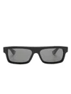 Gucci Rectangle-frame Tinted Sunglasses In Black