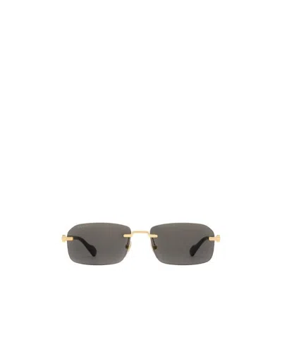 GUCCI GUCCI EYEWEAR RECTANGULAR FRAME SUNGLASSES