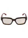 Gucci Rectangle Logo Lens Frame In Brown