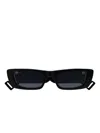 Gucci Eyewear Rectangular Frame Sunglasses In Black