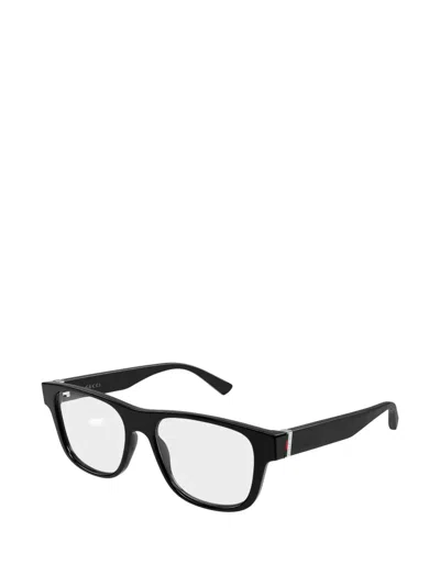 Gucci Rectangle-frame Glasses In Black