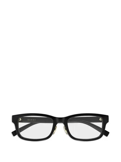 Gucci Rectangle-frame Glasses In Black