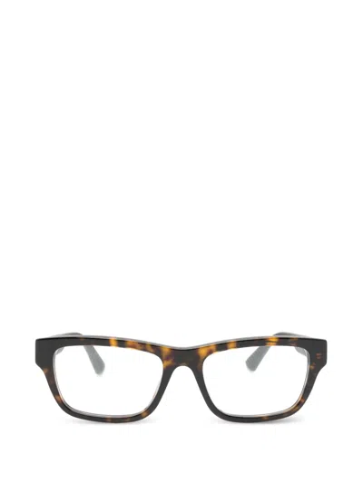 Gucci Rectangle-frame Glasses In Brown