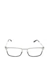 Gucci Rectangle-frame Glasses In Metallic