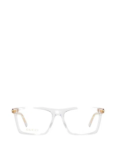 Gucci Rectangle-frame Glasses In White