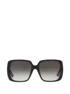 Gucci Rectangle-frame Sunglasses In Gray