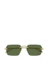 Gucci Frameless Rectangular Sunglasses In Multi