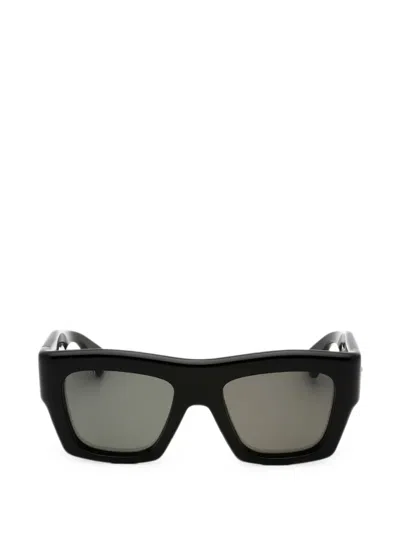 Gucci Rectangle-frame Sunglasses In Red