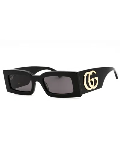 Gucci Rectangular Acetate Sunglasses For Women In Green