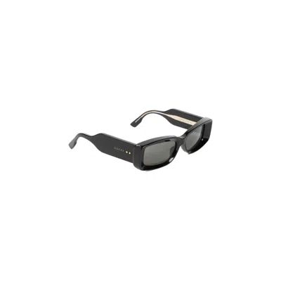 Gucci Rectangular Black Sunglasses