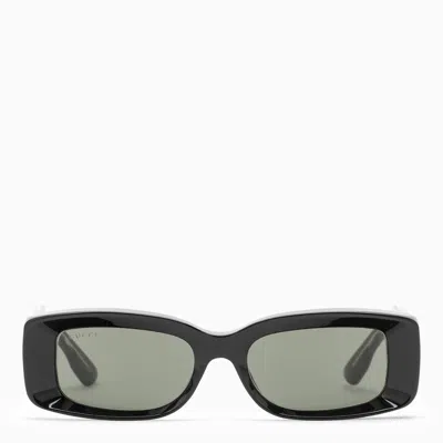 Gucci Rectangle Sunglasses In Black