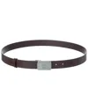 Gucci Rectangular Buckle Leather Belt In Brown