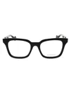 Gucci Rectangular Designer Eyeglasses For Women In Black