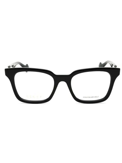 Gucci Rectangular Designer Eyeglasses For Women In Black
