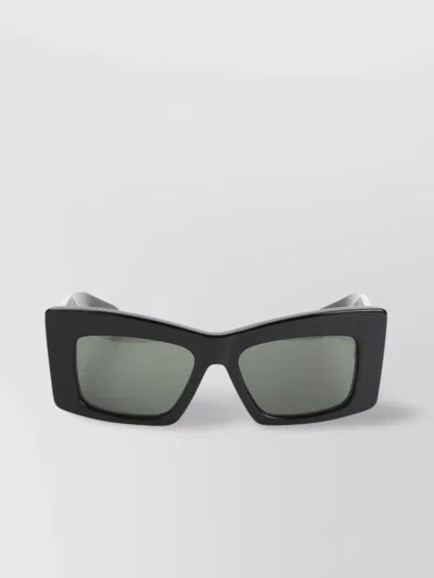 Gucci Rectangular Exaggerated Thick Frame Sunglasses In Black