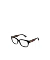 Gucci Rectangular Frame Glasses In White