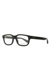 Gucci Rectangular-frame Logo Glasses In Black