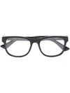Gucci Rectangular Frame Optical Glasses In Black