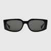 Gucci Rectangular-frame Sunglases In Black