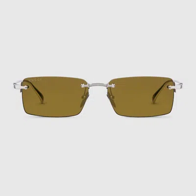 Gucci Rectangular Frame Sunglasses