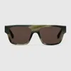 Gucci Rectangular Frame Sunglasses