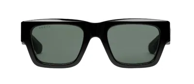 Gucci Rectangular Frame Sunglasses In Neutral