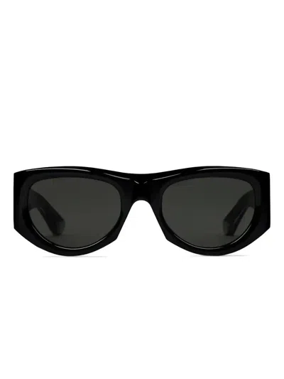 Gucci Rectangular-frame Sunglasses In Black