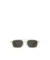 Gucci Rectangular Frame Sunglasses In Black