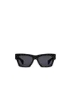 Gucci Rectangular Frame Sunglasses In Black