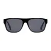 Gucci Rectangular-frame Acetate Sunglasses In Black
