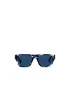 Gucci Rectangular Frame Sunglasses In Blue