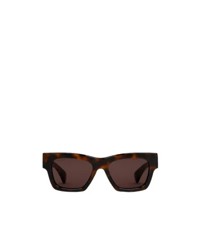 Gucci Rectangular Frame Sunglasses In Brown
