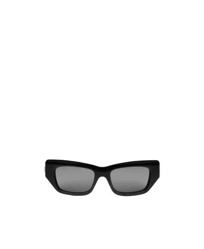 Gucci Rectangular-frame Sunglasses In Gray