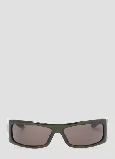 Gucci Rectangular Frame Sunglasses In Black