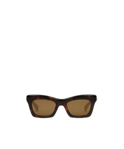 Gucci Acetate Rectangular Sunglasses In Brown