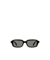 Gucci Rectangular Frame Sunglasses In Metallic