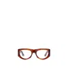 Gucci Rectangular-frame Sunglasses In Red