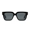 Gucci Rectangular Frame Sunglasses In Schwarz