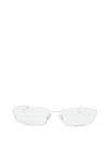 Gucci Rectangular Frame Sunglasses In Silver