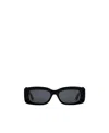 Gucci Rectangular-frame Tinted Sunglasses In Black