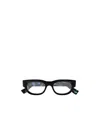 Gucci Rectangular Glasses In Black