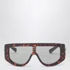 Gucci Rectangular Havana Sunglasses Women In Brown