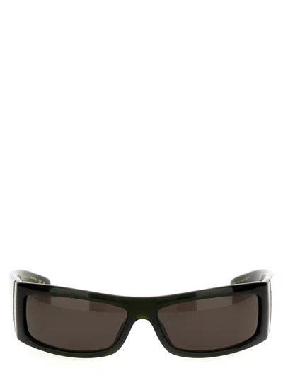 Gucci Rectangular Logo Sunglasses In Black