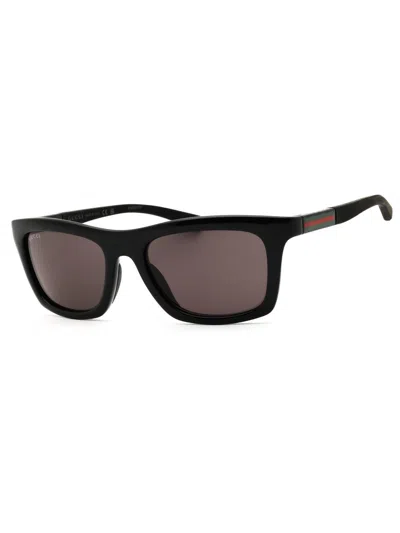 Gucci Rectangular Men's Sunglasses With Expert Craftsmanship In Black